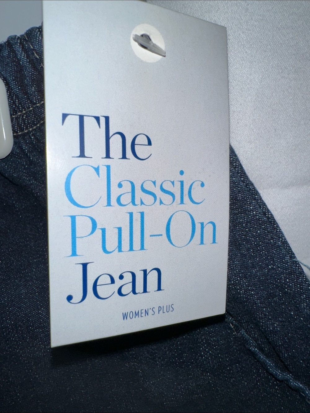 croft & barrow Dark Blue Straight Leg Jeans - Picture 3 of 5